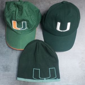 University of Miami hat bundle set